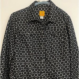 2/$6 Ruby Rd black designed jacket